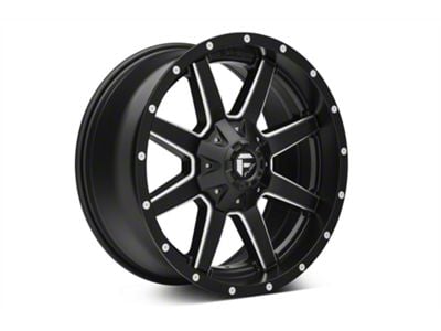 Fuel Wheels Maverick Matte Black Milled 6-Lug Wheel; 20x9; 20mm Offset (17-24 Titan)