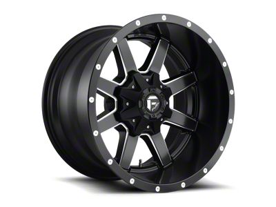 Fuel Wheels Maverick Matte Black Milled 6-Lug Wheel; 22x10; -24mm Offset (17-24 Titan)