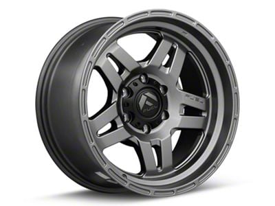 Fuel Wheels Oxide Matte Gunmetal 6-Lug Wheel; 18x9; -12mm Offset (17-24 Titan)