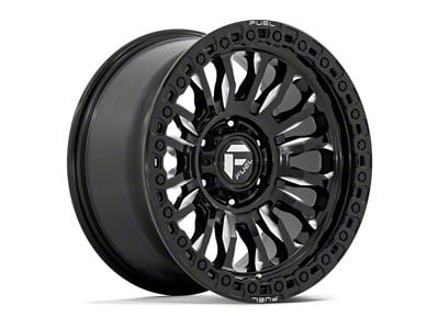 Fuel Wheels Rincon Gloss Black Milled 6-Lug Wheel; 20x9; 1mm Offset (17-24 Titan)