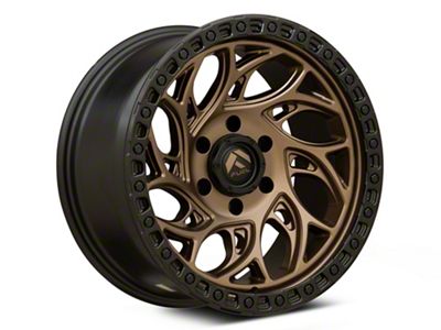 Fuel Wheels Runner OR Bronze with Black Ring 6-Lug Wheel; 18x9; -12mm Offset (17-24 Titan)