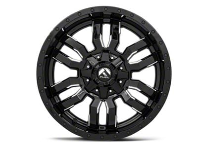 Fuel Wheels Sledge Gloss Black Milled 6-Lug Wheel; 20x10; -19mm Offset (17-24 Titan)