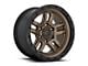 Fuel Wheels Ammo Matte Bronze with Black Bead Ring 6-Lug Wheel; 18x9; 1mm Offset (16-24 Titan XD)