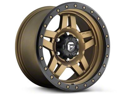 Fuel Wheels Anza Matte Bronze with Black Ring 6-Lug Wheel; 20x9; 1mm Offset (16-24 Titan XD)