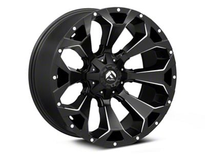 Fuel Wheels Assault Matte Black Milled 6-Lug Wheel; 18x9; -13mm Offset (16-24 Titan XD)