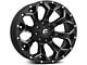 Fuel Wheels Assault Satin Black Milled 6-Lug Wheel; 20x10; -22mm Offset (16-24 Titan XD)