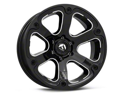 Fuel Wheels Beast Gloss Black Milled 6-Lug Wheel; 20x9; 20mm Offset (16-24 Titan XD)