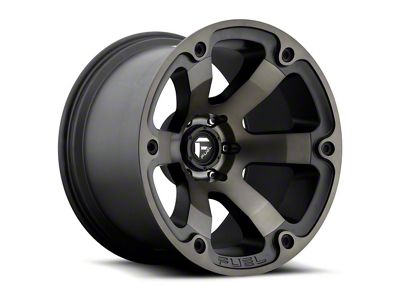 Fuel Wheels Beast Matte Black Machined 6-Lug Wheel; 20x12; -44mm Offset (16-24 Titan XD)