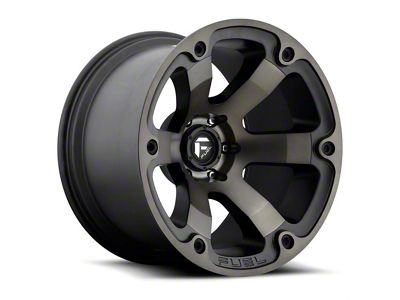 Fuel Wheels Beast Matte Black with Double Dark Tint 6-Lug Wheel; 20x9; 19mm Offset (16-24 Titan XD)