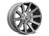 Fuel Wheels Contra Platinum Brushed Gunmetal 6-Lug Wheel; 20x9; 19mm Offset (16-24 Titan XD)