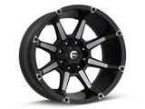 Fuel Wheels Coupler Matte Black Machined 6-Lug Wheel; 20x9; 1mm Offset (16-24 Titan XD)