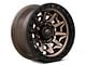 Fuel Wheels Covert Matte Bronze with Black Bead Ring 6-Lug Wheel; 18x9; -12mm Offset (16-24 Titan XD)