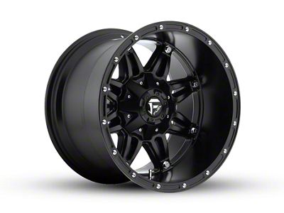 Fuel Wheels Hostage Matte Black 6-Lug Wheel; 18x12; -44mm Offset (16-24 Titan XD)