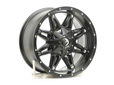 Fuel Wheels Hostage Matte Black 6-Lug Wheel; 18x9; -12mm Offset (16-24 Titan XD)