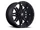 Fuel Wheels Hostage Matte Black 6-Lug Wheel; 18x9; 1mm Offset (16-24 Titan XD)