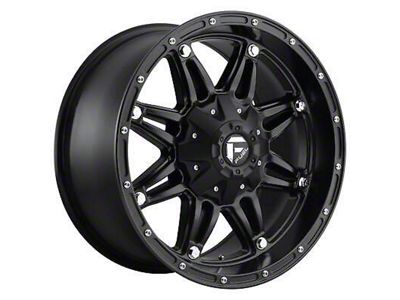 Fuel Wheels Hostage Matte Black 6-Lug Wheel; 20x9; 1mm Offset (16-24 Titan XD)