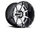 Fuel Wheels Maverick Chrome with Gloss Black Lip 6-Lug Wheel; 22x10; -13mm Offset (16-24 Titan XD)