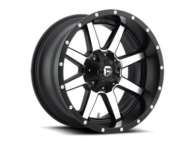 Fuel Wheels Maverick Matte Black Machined 6-Lug Wheel; 20x10; -24mm Offset (16-24 Titan XD)