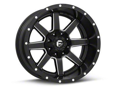 Fuel Wheels Maverick Matte Black Milled 6-Lug Wheel; 20x9; 14mm Offset (16-24 Titan XD)