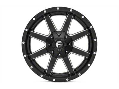 Fuel Wheels Maverick Matte Black Milled 6-Lug Wheel; 20x9; 20mm Offset (16-24 Titan XD)