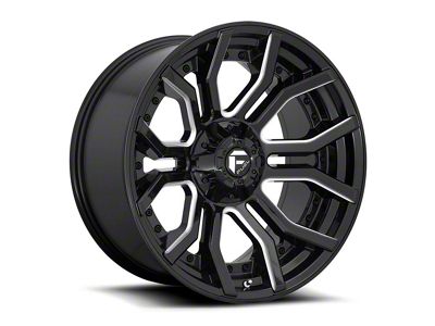 Fuel Wheels Rage Gloss Black Milled 6-Lug Wheel; 20x10; -18mm Offset (16-24 Titan XD)