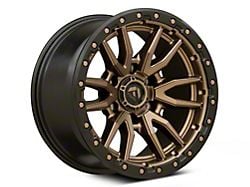 Fuel Wheels Rebel Matte Bronze with Black Bead Ring 6-Lug Wheel; 18x9; -12mm Offset (16-24 Titan XD)