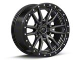 Fuel Wheels Rebel Matte Gunmetal 6-Lug Wheel; 20x10; -18mm Offset (16-24 Titan XD)