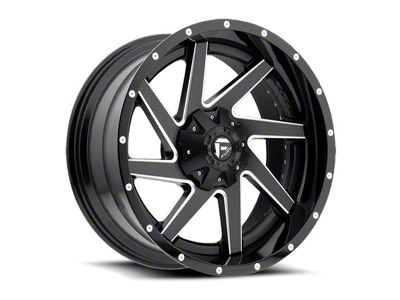 Fuel Wheels Renegade Matte Black Milled 6-Lug Wheel; 22x12; -44mm Offset (16-24 Titan XD)