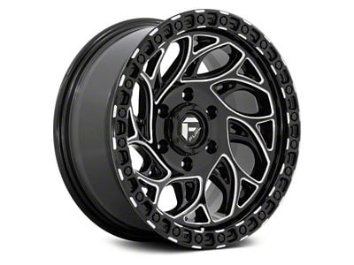 Fuel Wheels Runner OR Gloss Black Milled 6-Lug Wheel; 18x9; -12mm Offset (16-24 Titan XD)