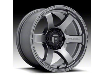 Fuel Wheels Rush Matte Gunmetal 6-Lug Wheel; 18x9; -12mm Offset (16-24 Titan XD)