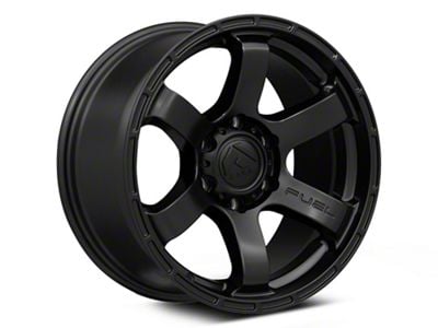 Fuel Wheels Rush Satin Black 6-Lug Wheel; 18x9; -12mm Offset (16-24 Titan XD)