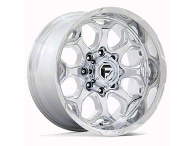 Fuel Wheels Scepter Polished Milled 6-Lug Wheel; 22x12; -44mm Offset (16-24 Titan XD)