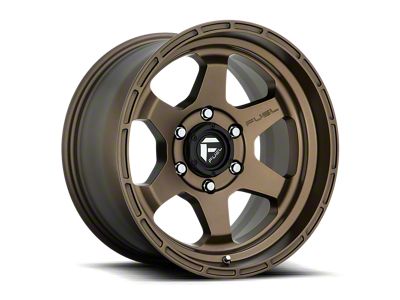 Fuel Wheels Shok Matte Bronze 6-Lug Wheel; 18x9; -12mm Offset (16-24 Titan XD)