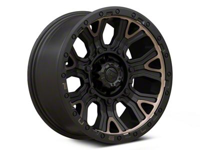 Fuel Wheels Traction Matte Black with Double Dark Tint 6-Lug Wheel; 20x10; -18mm Offset (16-24 Titan XD)