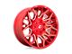 Fuel Wheels Twitch Candy Red Milled 6-Lug Wheel; 20x9; 1mm Offset (16-24 Titan XD)