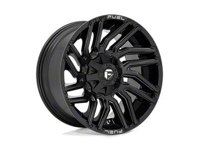 Fuel Wheels Typhoon Gloss Black 6-Lug Wheel; 20x10; -18mm Offset (16-24 Titan XD)