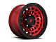 Fuel Wheels Zephyr Candy Red with Black Bead Ring 6-Lug Wheel; 18x9; -12mm Offset (16-24 Titan XD)