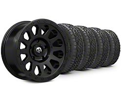 18x9 Fuel Wheels Vector & 33in Toyo All-Terrain Open Country A/T III Tire Package (14-21 Tundra)