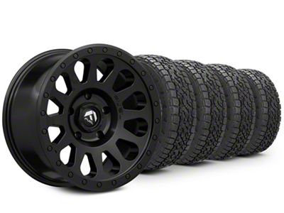 18x9 Fuel Wheels Vector & 33in Toyo All-Terrain Open Country A/T III Tire Package (14-21 Tundra)