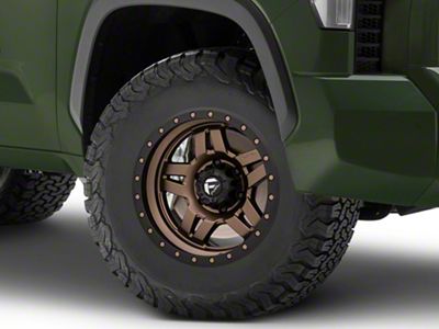 Fuel Wheels Anza Matte Bronze with Black Ring 6-Lug Wheel; 17x8.5; 6mm Offset (22-24 Tundra)