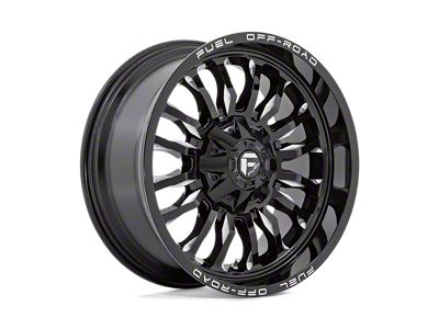 Fuel Wheels Arc Gloss Black Milled 6-Lug Wheel; 20x9; 1mm Offset (22-24 Tundra)