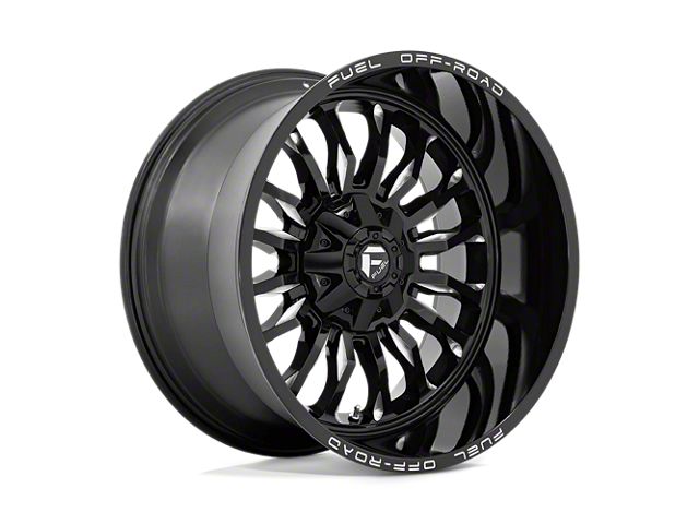 Fuel Wheels Arc Gloss Black Milled 5-Lug Wheel; 22x12; -44mm Offset (14-21 Tundra)