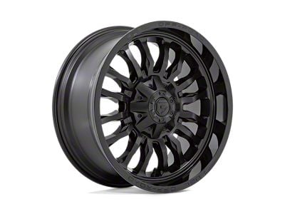 Fuel Wheels ARC Matte Black with Gloss Black Lip 6-Lug Wheel; 20x10; -18mm Offset (22-24 Tundra)