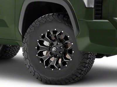 Fuel Wheels Assault Gloss Black Milled 6-Lug Wheel; 17x9; -12mm Offset (22-24 Tundra)