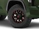 Fuel Wheels Assault Matte Black Red Milled 6-Lug Wheel; 17x9; -12mm Offset (22-24 Tundra)