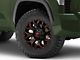 Fuel Wheels Assault Matte Black Red Milled 6-Lug Wheel; 18x9; -13mm Offset (22-24 Tundra)