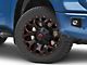 Fuel Wheels Assault Matte Black Red Milled 5-Lug Wheel; 22x10; -18mm Offset (14-21 Tundra)