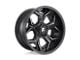 Fuel Wheels Avenger Matte Black Double Dark Tint 5-Lug Wheel; 20x9; 20mm Offset (14-21 Tundra)