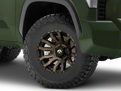 Fuel Wheels Blitz Matte Black with Dark Tint 6-Lug Wheel; 17x9; 1mm Offset (22-24 Tundra)