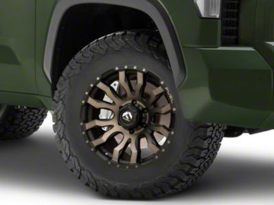 Fuel Wheels Blitz Matte Black Double Dark Tint 6-Lug Wheel; 18x9; -12mm Offset (22-24 Tundra)